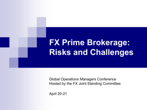FX Prime Brokerage Model