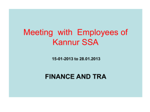 15. Finance & TRA - SSANet