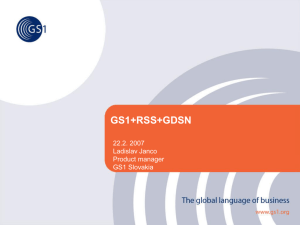 GS1 GDSN Overview