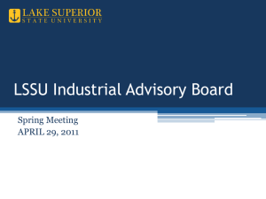 LSSU Industrial Advisory Board - Lake Superior State University