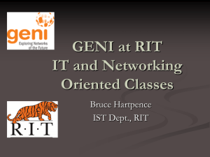 Experiences with classes that are more IT networking oriented than