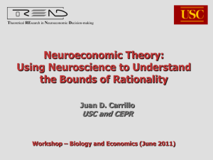 Slides - Theoretical REsearch in Neuroeconomic Decision