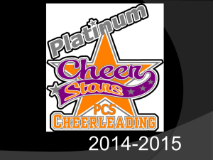 Parent Meeting-9/13/14 - Platinum Cheer All Stars