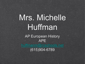 Mrs. Michelle Huffman