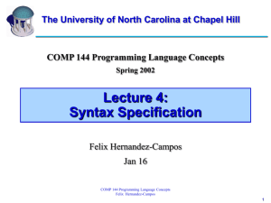 ppt - University of North Carolina at Chapel Hill