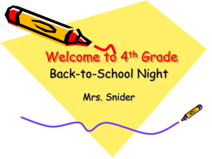 Welcome to 5th Grade - Quail Summit Elementary