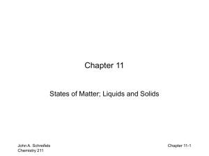 Intermolecular forces liquids and Solids