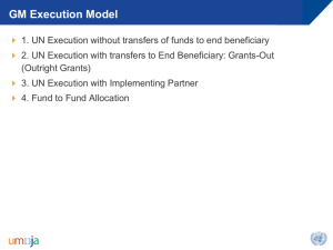1/ Grants Execution Framework NY Workshop Jan 2014