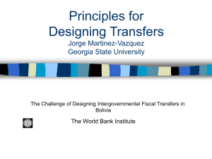 PRINCIPLES FOR TRANSFER DESIGN Jorge Martinez