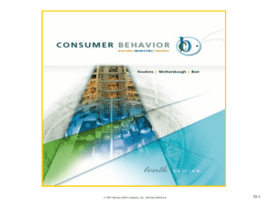 Situational Characteristics and Consumption Behavior Social