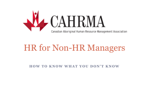 HR for Non-HR Managers