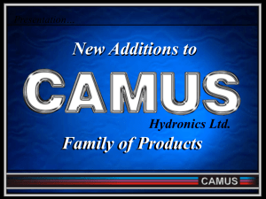 CAMUS Products Presentation 2011