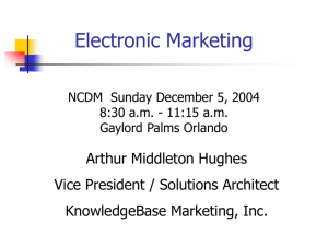 Electronic_Marketing2 - Database marketing Institute