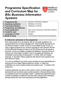 Business Information Systems - BSc