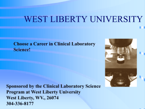 Choose a Career in Clinical Laboratory Science!