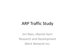 ARP Traffic Study