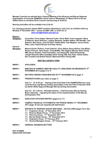 Agenda for General Meeting 05 03 2014