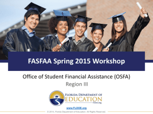 3 - Florida Association of Student Financial Aid Administrators
