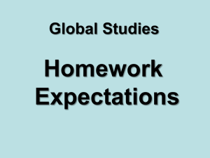Homework Expectations - Fairfield Public Schools