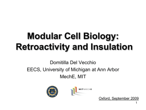 Modular Cell Biology: Retroactivity and Insulation