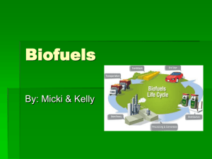 Biofuels - fieldbio