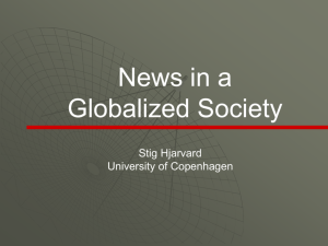 Globalization and International News
