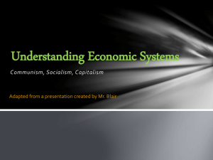 Economic Systems (PowerPoint)