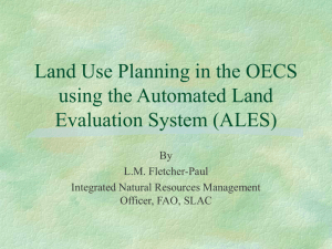 Land Use Planning in the OECS using the Automated Land