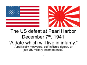 Pearl Harbour 7.12.1941