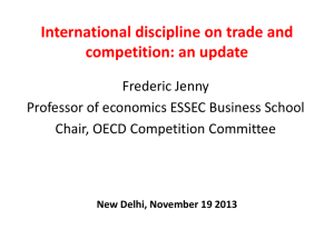 Frederic Jenny, Chairman, OECD Competition