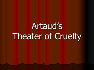 Artaud´s Theater of Cruelty