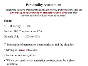 Personality Slides