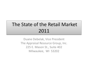 The State of the Retail Market 2011 - Appraisal Institute