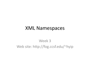 XML Namespaces