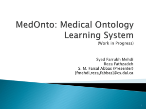 MedOnto: Medical Ontology Learning System