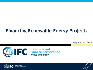 Financing Renewable Energy Projects