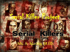 Serial Killer Project