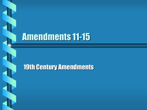 Amendments 11-15