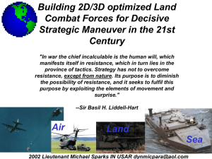 Building 2D/3D optimized Land Combat Forces for