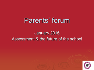 Parents' forum Jan 2016