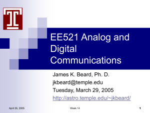 April 26 - James K Beard's EE521 and EE551 Pages