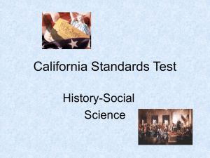 California standards test