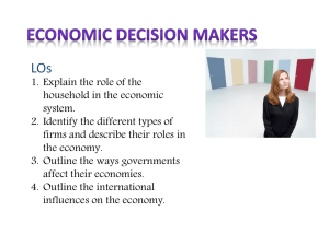Economic decision makers