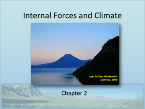Internal Forces and Climate