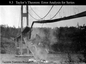 9.3 Taylor's Theorem