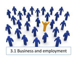 3.1 Business and employment - OSC-ITGS