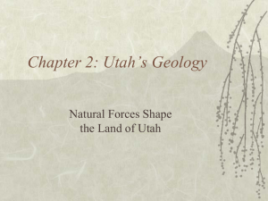 Chapter 2: Utah's Geology