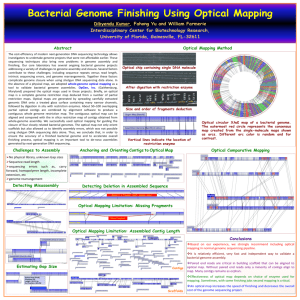 Bacterial Genome Finishing Using Optical Mapping