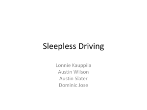 Sleepless Driving - Stacks are the Stanford