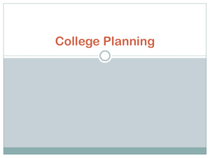 College Planning Presentation